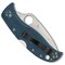 Spyderco 2024 Spyderco Reveal 13 Leafjumper Blue Lightweight K390, Serrated Edge SPY-C262SBLK390 - alternate 3
